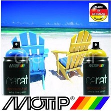 Motip 6 Adet Carat Ral 9005 Mat Siyah Akrilik Boya 400 ml
