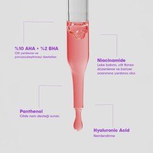 S'he Vec RED OF LOVE - AHA %10 & BHA %2 Cilt Tonu Eşitleyici Canlandırıcı Kırmızı Peeling Serum 30ml