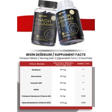 Hi Habit Nadh Gummy 2'li Set – Q10 ve Glutatyon İçeren Anti-Aging Vitamin Takviyesi