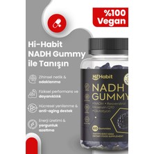Hi Habit Nadh Gummy 2'li Set – Q10 ve Glutatyon İçeren Anti-Aging Vitamin Takviyesi