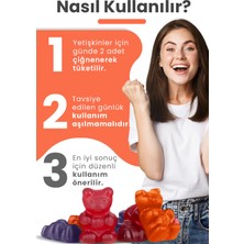 Hi Habit Elma Sirkesi İçeren Vegan Gummy – Folik Asit ve B12 Vitaminli Takviye Edici Gıda 60 Adet