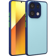 Gpack Xiaomi Redmi Note 13 4g Uyumlu Kılıf Kamera Korumalı Hux Silikon Lacivert