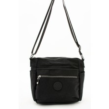 Sanmorris Kadın Çok Gözlü Suya Dayanıklı Paraşüt Kumaş Ayarlanabilir Çapraz Askılı Omuz Çantası