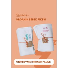 Boyasız Organik Pamuk Bebek Pikesi