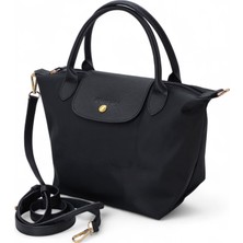 Paftalı Deri Citytote Hakiki Deri Askılı Kadın El ve Omuz Çantası 33X21X15 cm Yeşil Lacivert Siyah