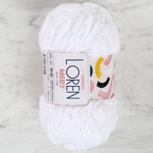 Loren Mery Beyaz El Örgü Ipi - M402 - 34310