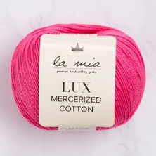 La Mia Lux Mercerized Cotton Fuşya El Örgü Ipi - 35 - 33746
