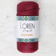 Loren Macrame Bordo El Örgü Ipi - Rm 0113 - 34344
