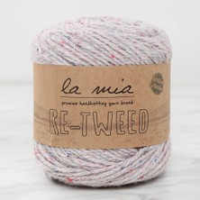 La Mia Re-Tweed Açık Gri Melanj El Örgü Ipi - L156