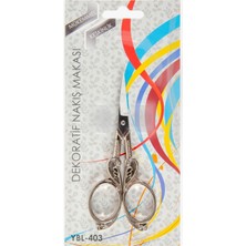 Nakış Makası Dekoratif Gümüş Kuğu YBL-403 Model 25