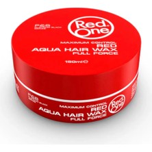 RedOne Aqua Saç Wax 150 ml | Uzun Süre Kalıcı Şekillendirme ve Parlaklık