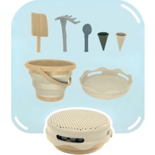 Compactoys - 7in1 Plaj Kovası Seti - Bej