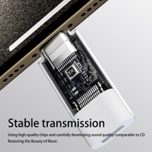 Livx Usb-C - 8pin (Lightning) Kulaklık Adaptörü | Hi-Fi Ses Kalitesi | Mikrofon ve Kumanda Destekli