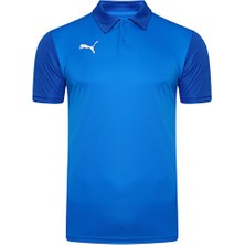 Puma Teamgoal 23 Sideline Polo Erkek Futbol Polo Tişörtü 65657702 Mavi Şık Tasarım Nefes Alabilir Kumaş