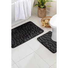 Kaymaz Hafızalı Köpük Banyo Paspası Banyo Kaydırmaz Paspas