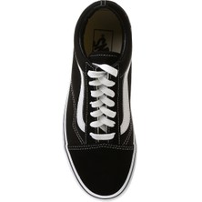 Vans Ua Old Skool Platform Siyah Beyaz Kadın Sneaker