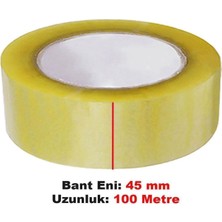 45X100 M Güçlü Yapışkanlı Koli Bandı
