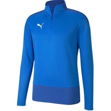 Puma Teamgoal 23 Training 1 4 Zip Top Erkek Futbol Antrenman Sweatshirts 65647602 Mavi