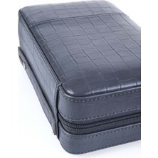 Parmida Gri Deri 10’lu Seyahat Humidor - PSH081
