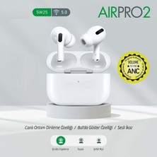 Digi Monster Air Pro 2 Premium ANC | LED Ekran | Dokunmatik Kontrol | Powerbank Özellikli | Gürültü Önleyici