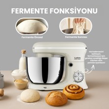 Lydsto  Kitchen Helper PV-4700 1500W-5.2 Litre -10 Kademe Hız Ayarı Stand Mikser Hamur Yoğurma Makinesi Krem
