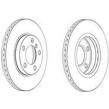 Ferodo DDF2122C Fren Diski Ön Mını One-Cooper-One D Cooper D 10-1