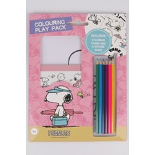 Snoopy Lisanslı Seyahat Serisi Boyama Seti