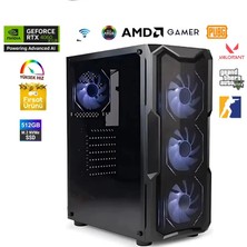 Ag Amd Ryzen 5 5600X 3.7ghz 32GB Ddr4 Ram 512GB SSD Nvıdıa RTX4060 8gb 650W Wi-Fi Gaming Desktop