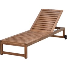 IKEA Nämmarö Şezlong, Açık Kahverengi, Mindersiz