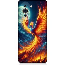 Huaweı Nova 10 Uyumlu Ateşle Dans Eden Anka  Desenli Silikon Kılıf