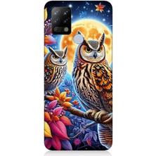 Tecno Pova Uyumlu Dallarda Bilge Baykuşlar  Desenli Silikon Kılıf