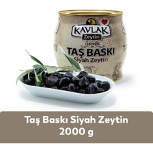 Kavlak Taş Baskı Gemlik Siyah Zeytin 2 kg (Brüt)