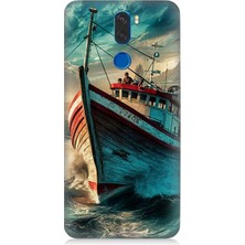 Vestel Venus Z30 Uyumlu Dalgalarla Savaşan Gemi  Desenli Silikon Kılıf