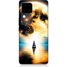 Vivo V30 Uyumlu Güneşin Ardında Umut  Desenli Silikon Kılıf
