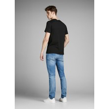 Jack & Jones Erkek BLACK T-Shirt