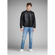 Jack & Jones Erkek BLACK T-Shirt