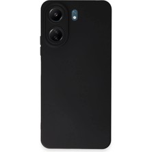 Xiaomi Redmi 13C Kılıf Nano Içi Kadife Silikon - Siyah