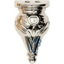 Skygo Minare Sandık Ayağı, Kutu Ayak 3 cm - Nikel, 100 Adet