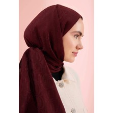 Imannoor Bambunoor Bordo Naia Pamuk Şal 251-3027-023