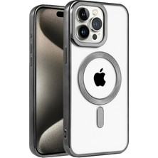 iPhone 15 Pro Max Kılıf Kronos Magsafe Kapak - Siyah