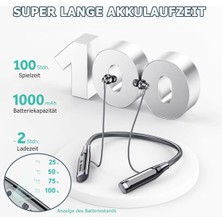 Haino Teko Bluetooth Boyun Bandı Kulaklık | 110 Saat Müzik | Yüksek Bas Ses | TF Kart Destekli