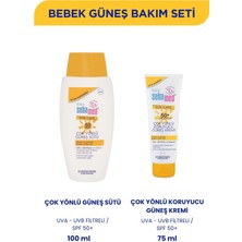 Baby Çok Yönlü Koruyucu Çocuk Güneş Kremi 50 Spf 75 ml &  Güneş Sütü 100 ml