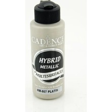 Cadence Multi Surface Hibrit Metalik Boya H807 Platin 120 ml