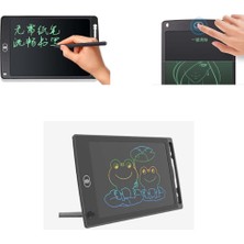 Paras Ticaret 8,5 Inç LCD Ekran Dijital Tablet Kalemli Silinebilir Yazı Çizim Tahtası Silme Emniyet Kilitli Tablet