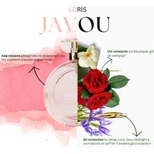 Loris Javou Midnight EDP Kadın Parfümü 100 ML | Kalıcı, Gül & Vanilya Notalı Tatlı Koku