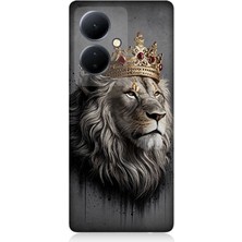 Vivo V29 Lite Uyumlu Kral Aslanın Gururlu Bakışı  Desenli Silikon Kılıf