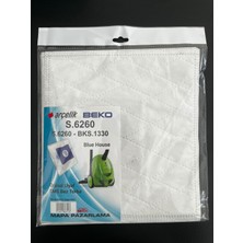 15 Adet Arçelik-Beko S6260-BKS1330 Elektrikli Süpürge Sentetik Toz Torbası