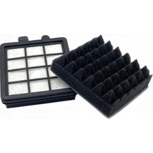 Teknik Durak Stilevs Spektron ve Spektron Premium Elektrikli Süpürge Için Uyumlu Ön Hepa Siyah Filtre ve Süngeri