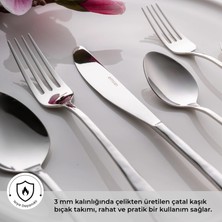 Emsan Akasya 72 Parça 12 Kişilik Kutulu Çatal Kaşık Bıçak Takımı