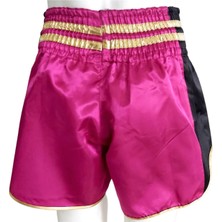 Şort Muay Thai Elite Whiteface Fuşya